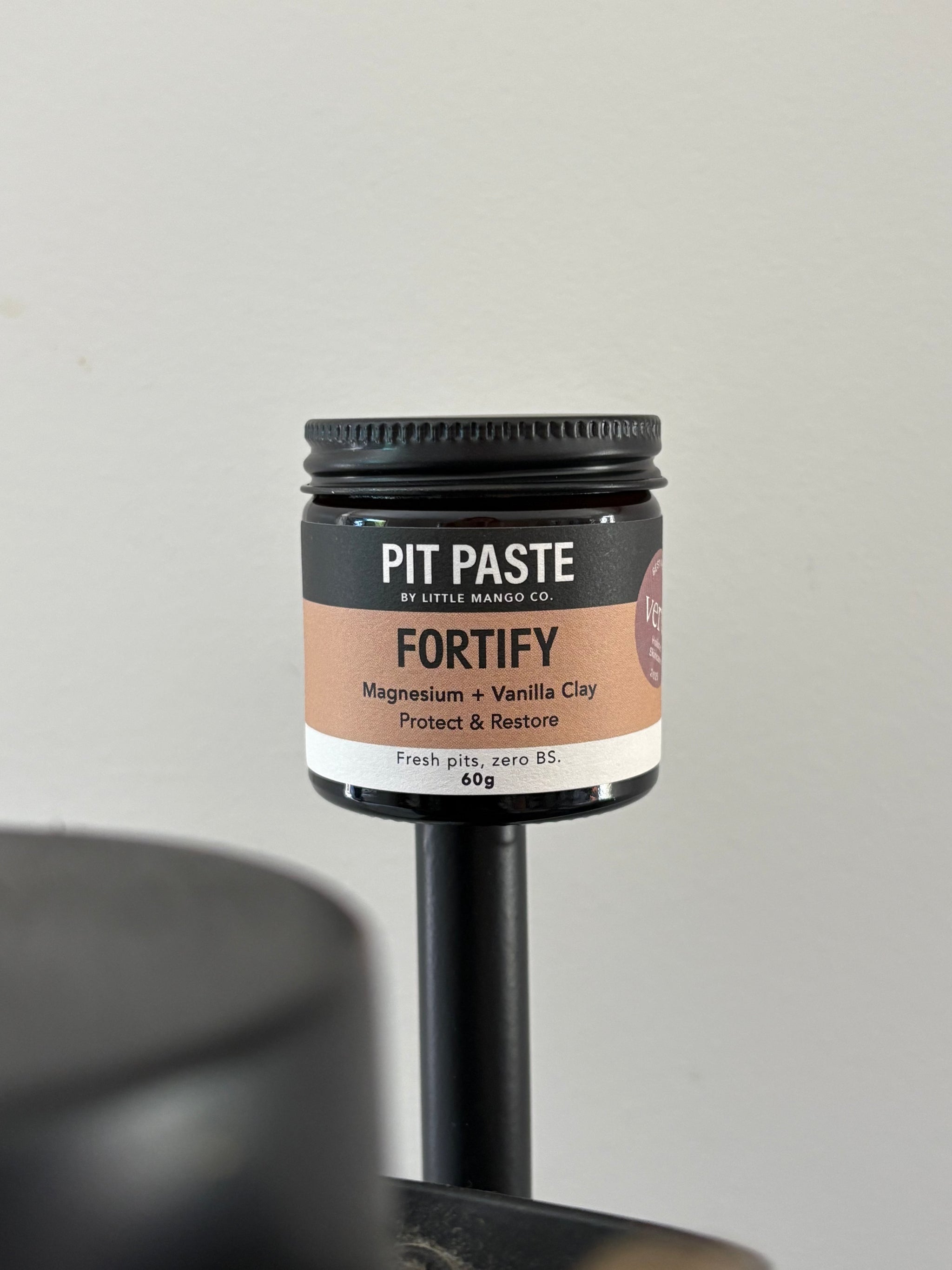 Pit Paste – Fortify (Magnesium & Vanilla Clay) – Baking Soda Free Pit paste