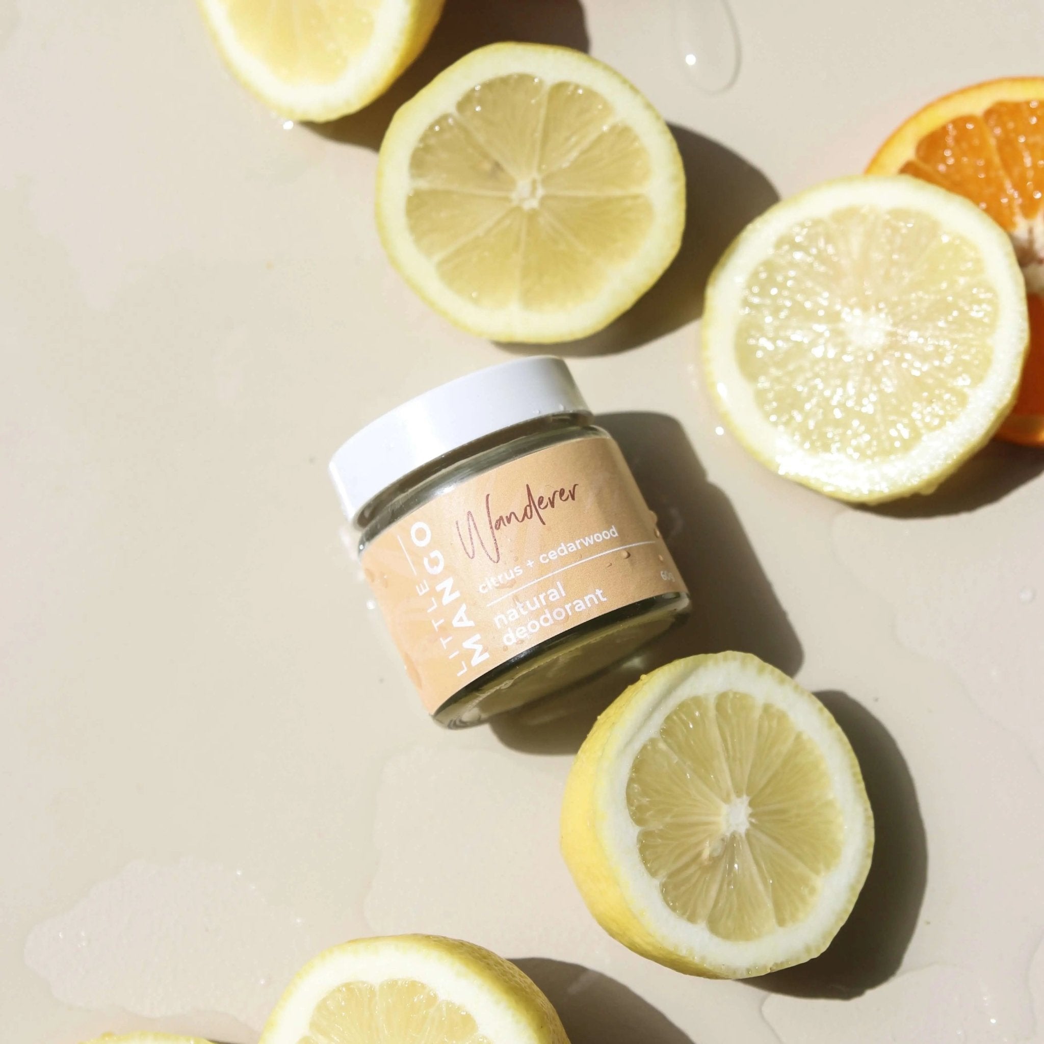 Citrus + cedarwood natural deodorant Little Mango Deodorants